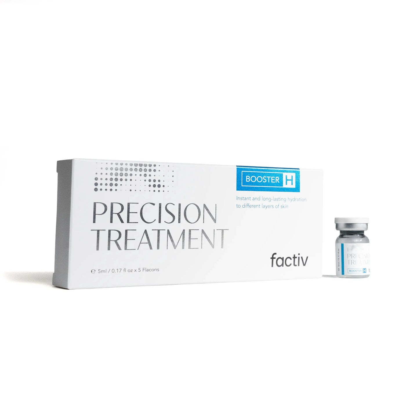 Booster H Intensive Repair & Hydrating Ampoule 5ml × 5｜52.5mg Ultra-High Concentration Hyaluronic Acid · Ectoin Repair · For Device Use Only | Made in Hong Kong