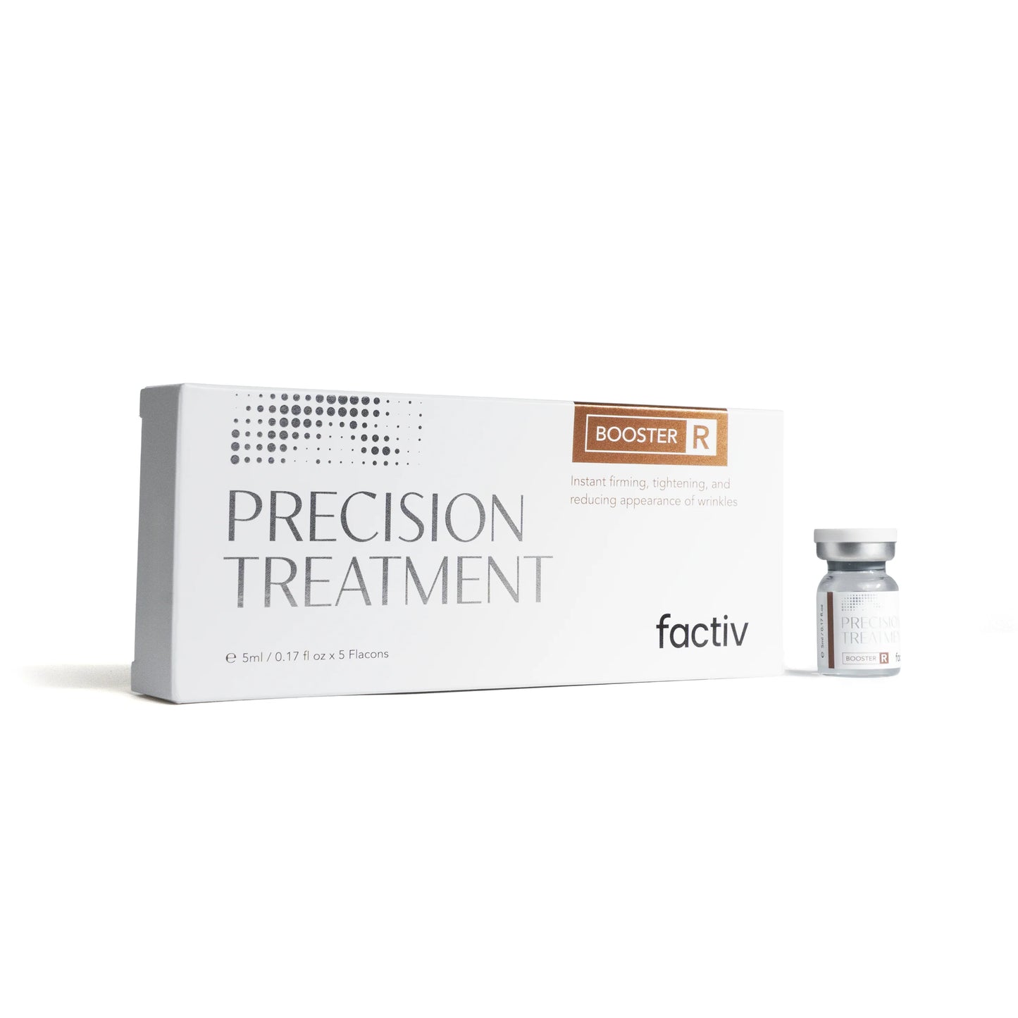 Booster R Acetyl Hexapeptide-8 Wrinkle-Smoothing Ampoule 5ml × 5｜Acetyl Hexapeptide-8 · GABA · Quadruple Patented Anti-Wrinkle Peptides · For Device Use | Made in Hong Kong