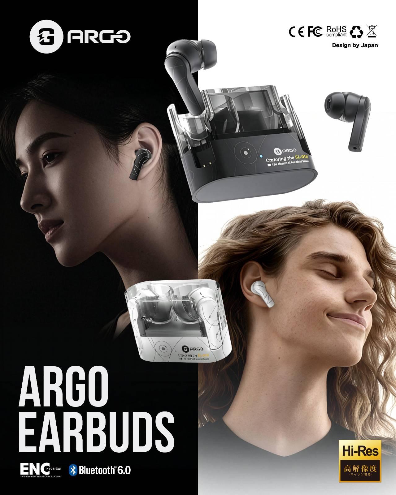 ARGO EARBUDS Bluetooth 6.0 True Wireless Earbuds