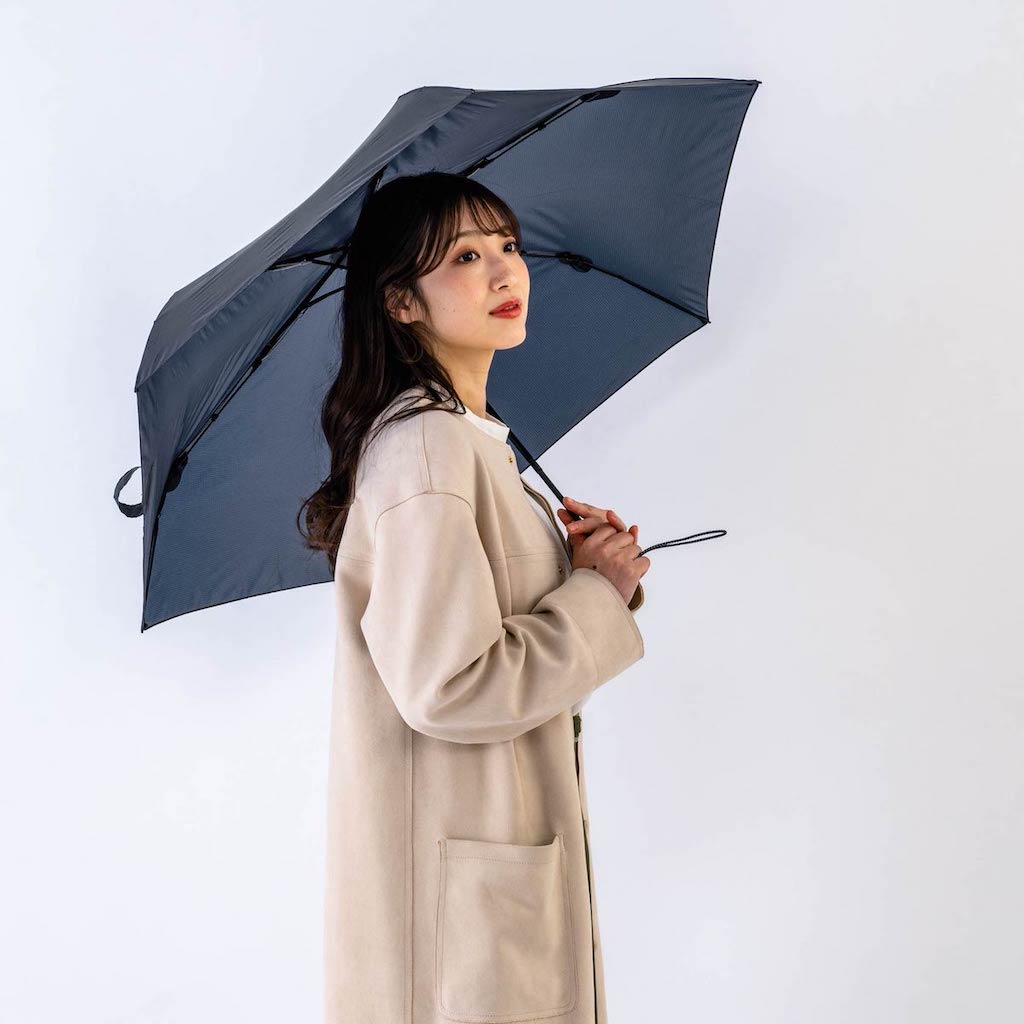 Ultra-thin and Lightweight Automatic Open/Close Umbrella | Japan AMVEL VERYKAL Flat