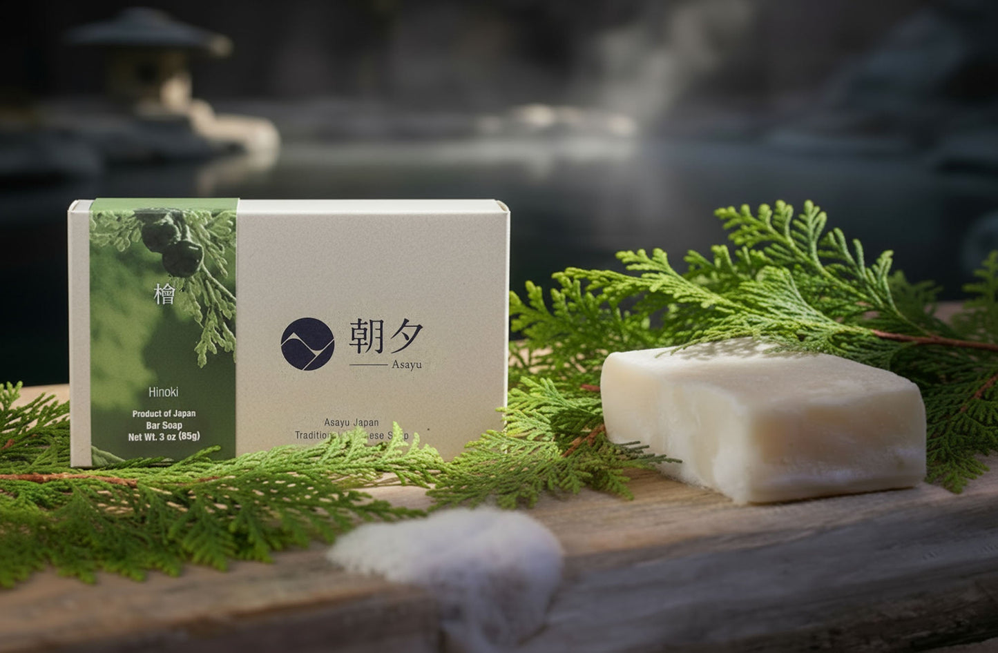 日本Asayu 天然植萃森林系香皂－檜木85g | 天然成分 | 溫和親膚