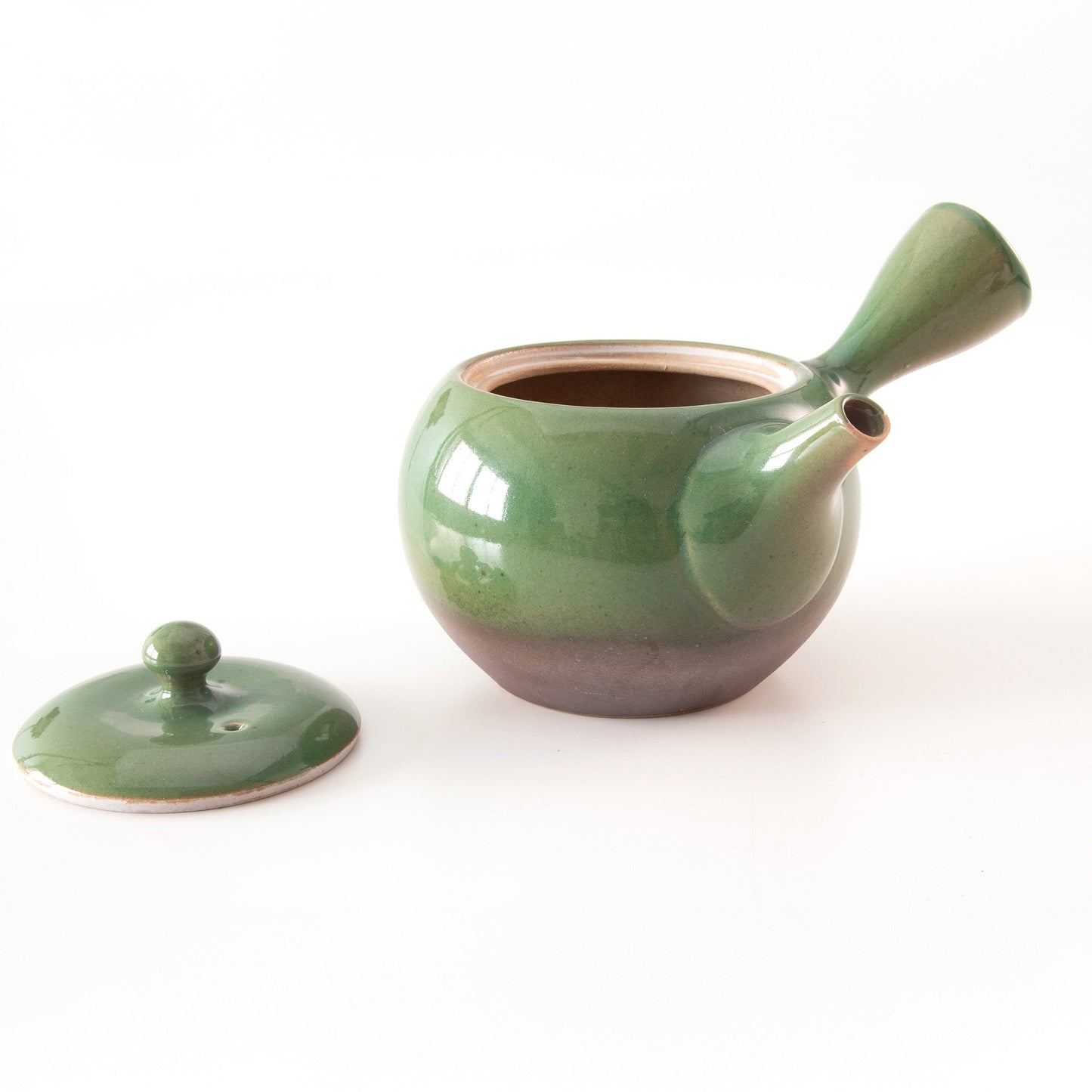 日本Asayu 日式黑釉側把茶壺360ml｜常滑風 陶器 | 日式美學 | 職人手作