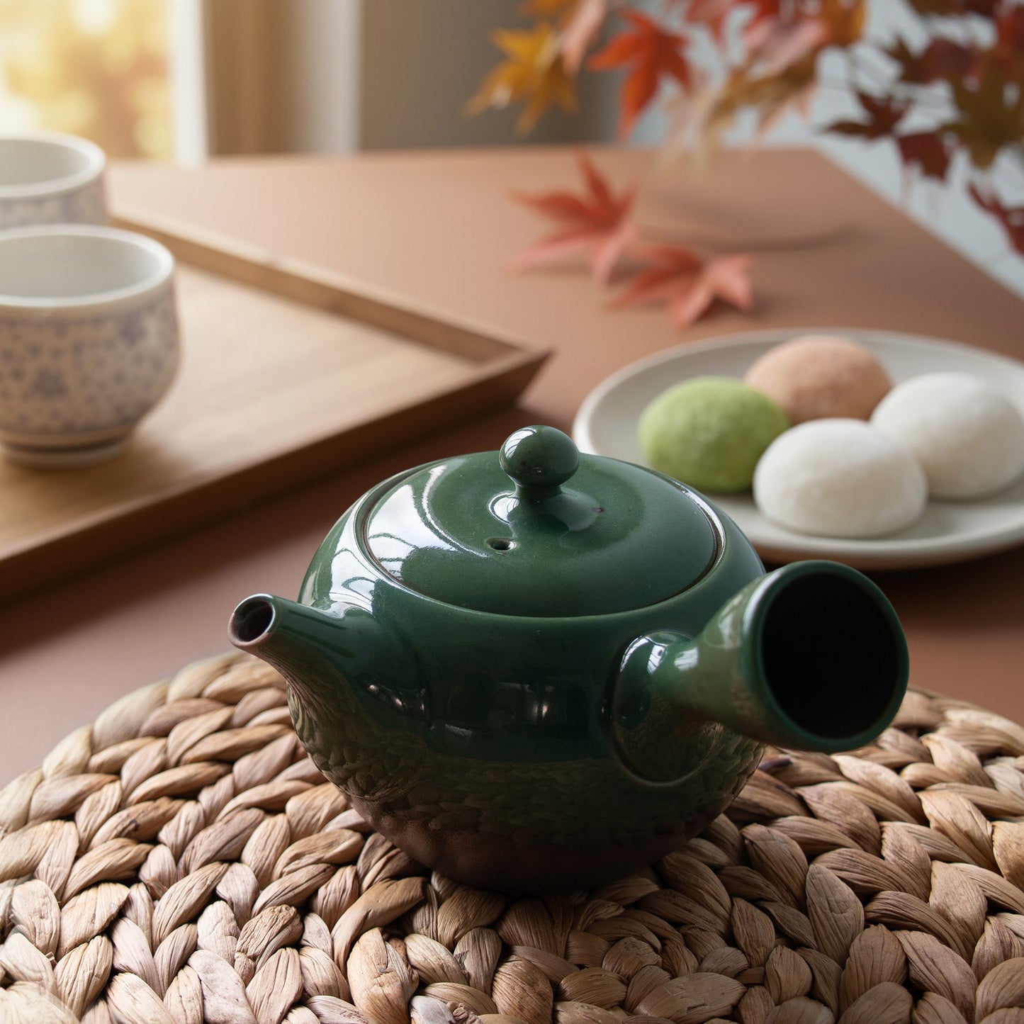 日本Asayu 日式黑釉側把茶壺360ml｜常滑風 陶器 | 日式美學 | 職人手作
