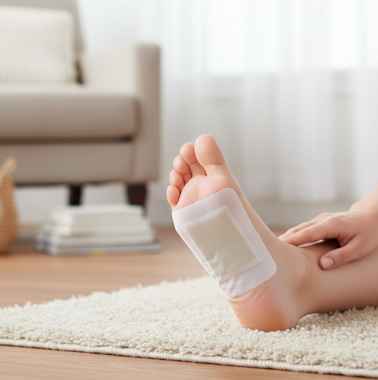 日本Asayu Natural Foot Patches for Fatigue & Restful Sleep - 14 Patches | 天然成分 | 溫和親膚