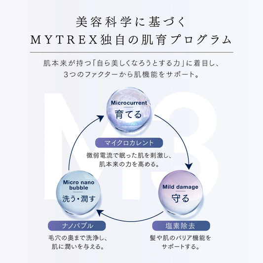 MYTREX HIHO FINE BUBBLE+e | Microcurrent Nano Bubble Shower Head | The Skin-Nourishing Beauty Tool that Rewrites the Concept of "Bathing"