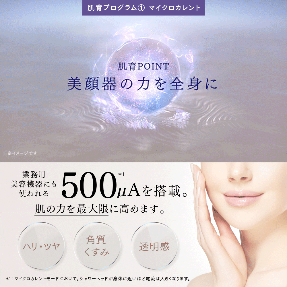 MYTREX HIHO FINE BUBBLE+e｜微電流奈米氣泡蓮蓬頭｜改寫「洗澡」概念的肌育美容神器