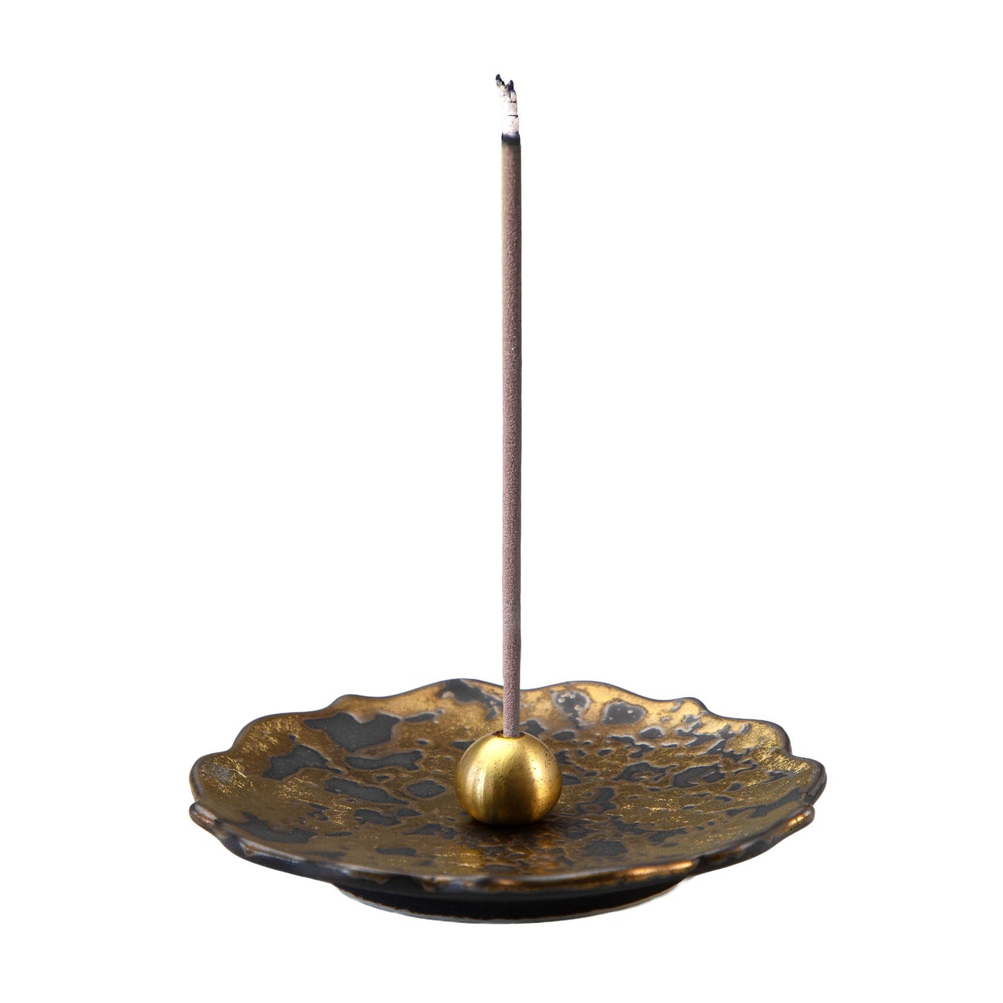 日本Asayu 兵庫縣 Matte Gold Kikyo Holder - Flower Shape | 職人手工 | 禪意美學