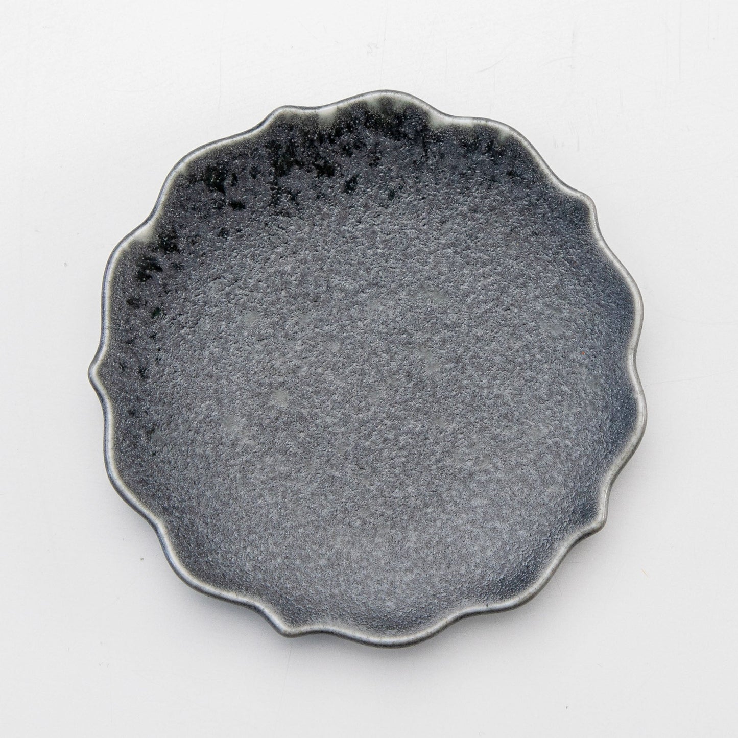 日本Asayu 兵庫縣 Matte Gray Kikyo Holder - Flower Shape | 職人手工 | 禪意美學