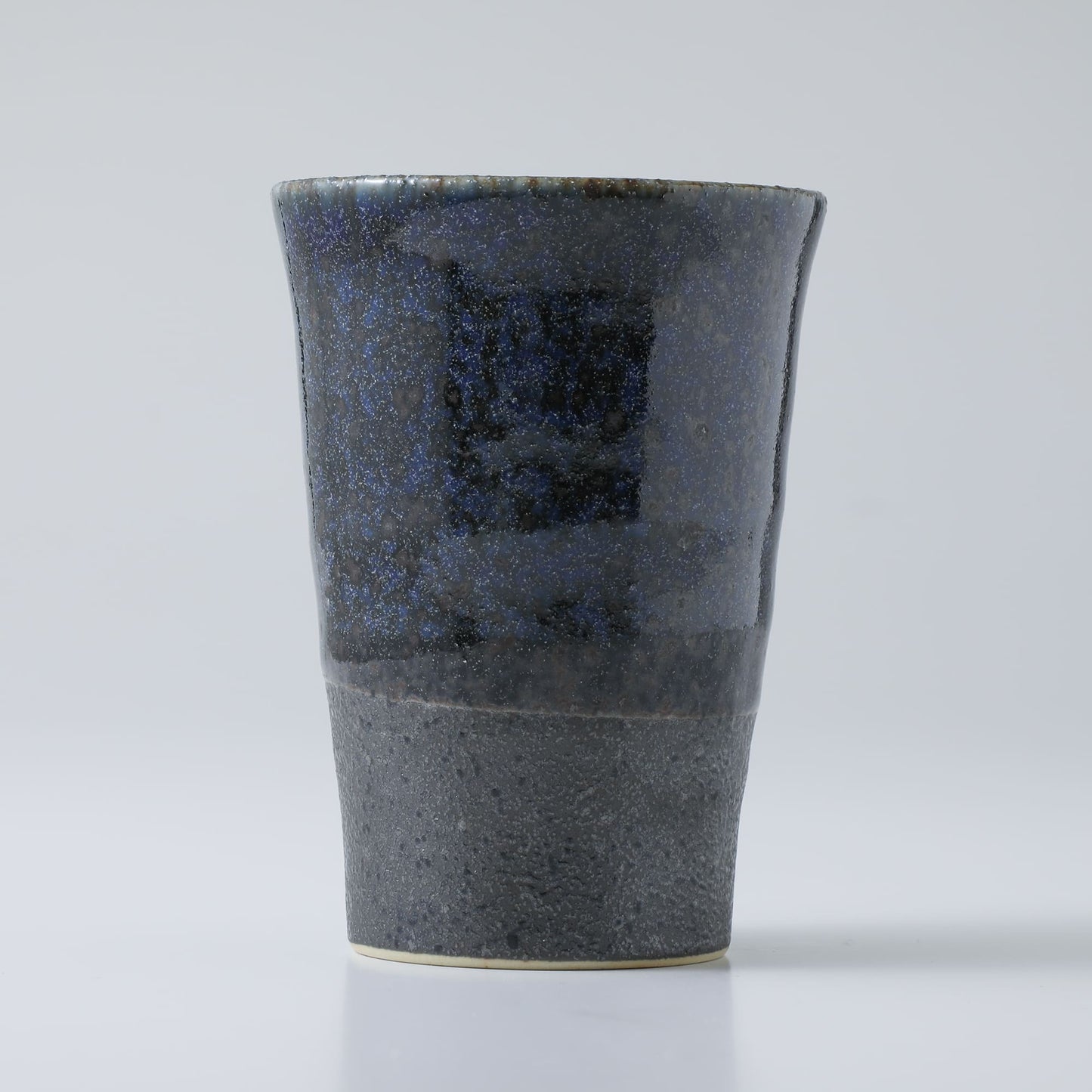日本Asayu 【藍影夜語】日式手工陶瓷茶杯 310ml | 日式美學 | 職人手作