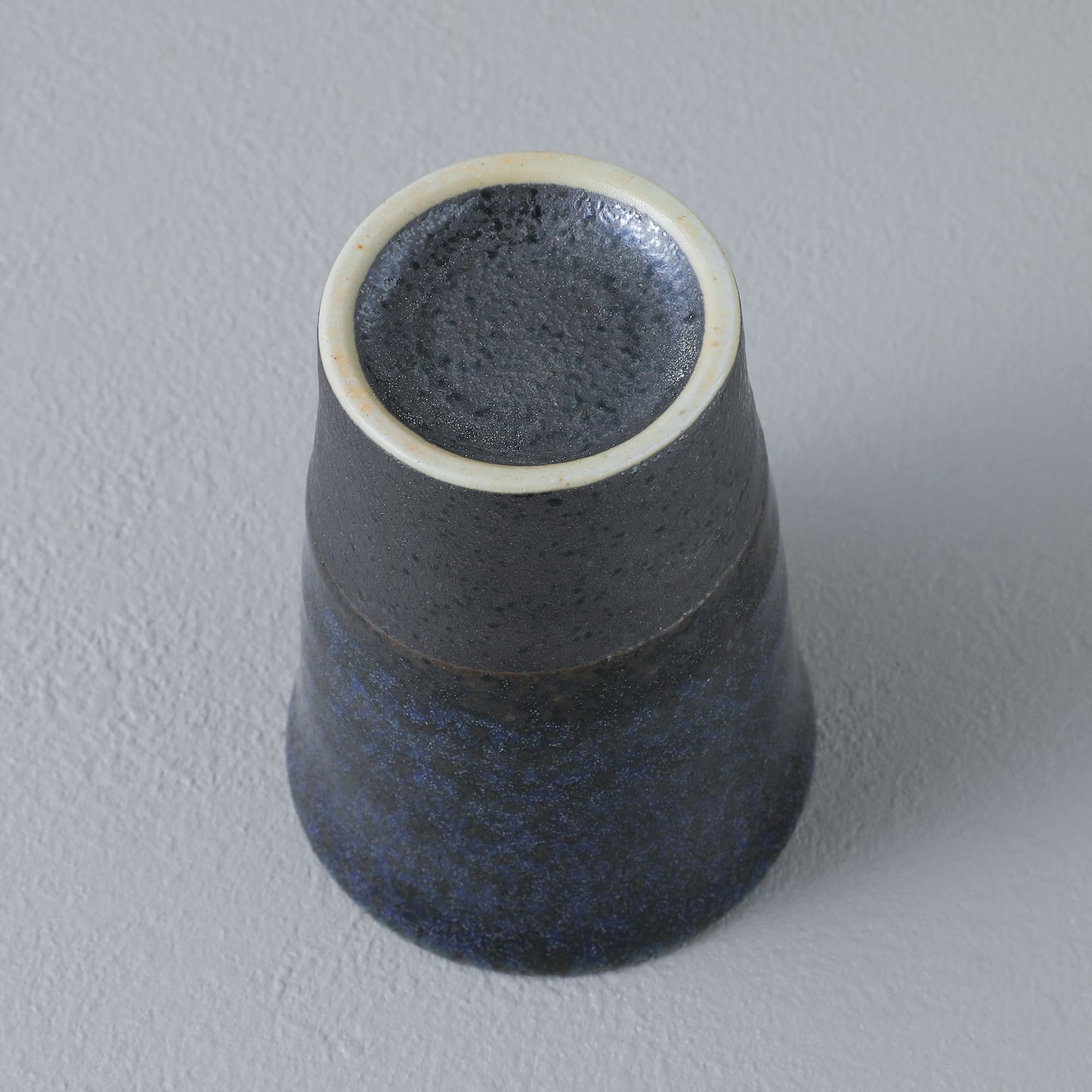 日本Asayu 【藍影夜語】日式手工陶瓷茶杯 310ml | 日式美學 | 職人手作