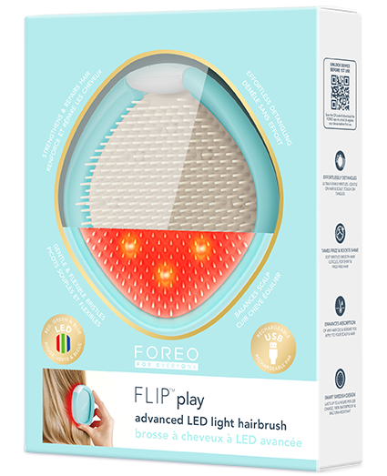 FOREO FLIP™ play advanced LED彩光順髮梳｜順髮＋護髮一步到位