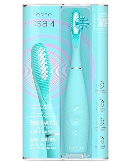 FOREO issa™ 4 復合聲波電動牙刷｜單次充電續航365天｜四合一全方位口腔護理
