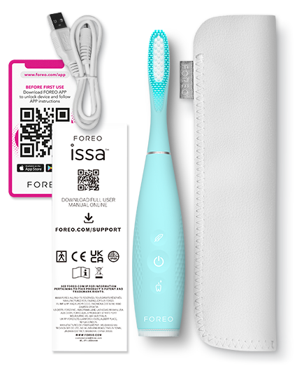 FOREO issa™ 4 復合聲波電動牙刷｜單次充電續航365天｜四合一全方位口腔護理