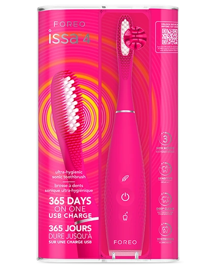 FOREO issa™ 4 復合聲波電動牙刷｜單次充電續航365天｜四合一全方位口腔護理