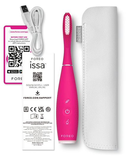 FOREO issa™ 4 復合聲波電動牙刷｜單次充電續航365天｜四合一全方位口腔護理