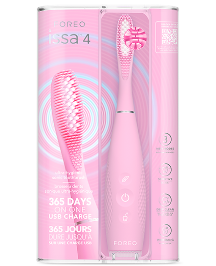 FOREO issa™ 4 復合聲波電動牙刷｜單次充電續航365天｜四合一全方位口腔護理