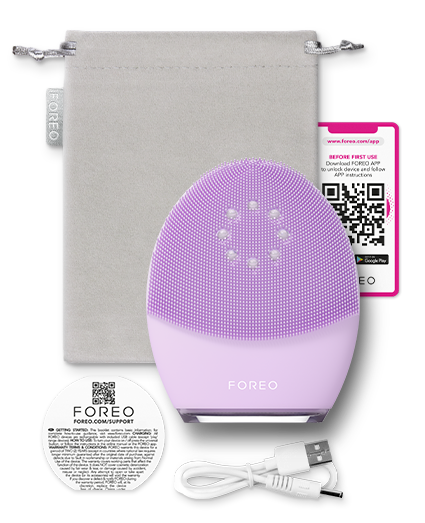 FOREO LUNA™ 4 plus 微電流紅光洗面機｜清潔抗老同步進行