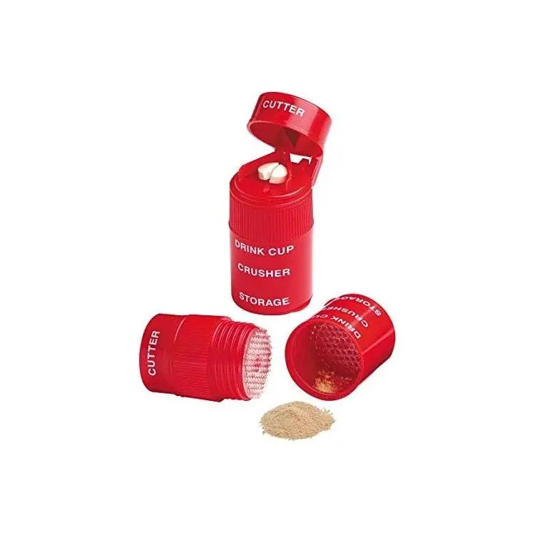 美國Ezy Dose 三合一藥丸處理器 (磨碎+切割+儲存，3入組) PriseMall