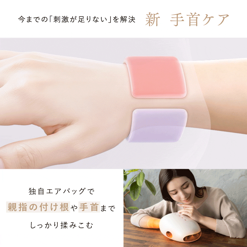 NIPLUX HAND MOMI PRO 手部按摩儀｜24 層氣囊 × 石墨烯溫熱 × 指尖到手腕全包裹｜加壓力提升 148%