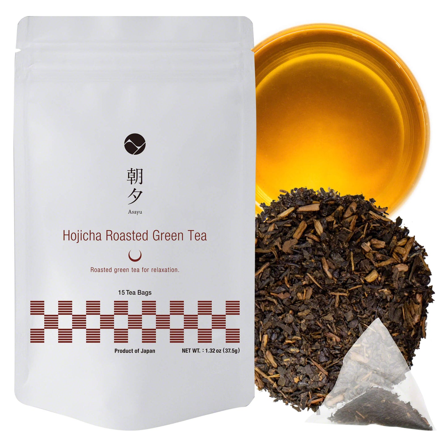 日本Asayu靜岡・富士山麓 焙茶綠茶（15茶包） | 頂級茶葉 | 醇厚回甘