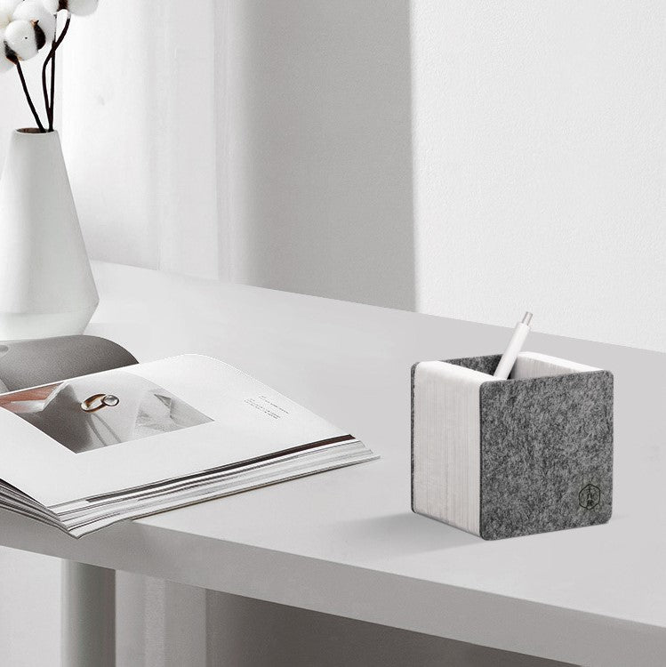 風琴筆筒 │ 風琴牛皮紙折疊家具 | ihpaper（一套兩件）