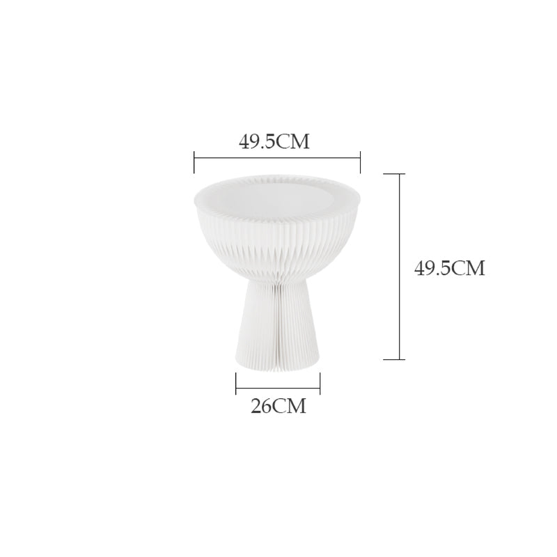 花束邊几 │ 風琴牛皮紙折疊家具 | ihpaper（一套兩件）