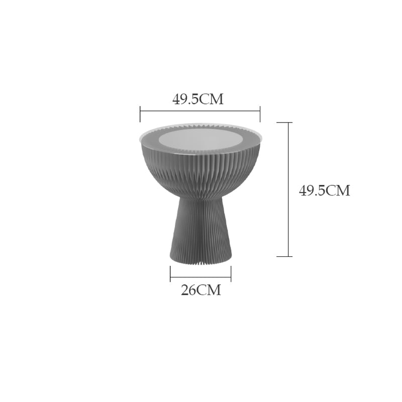 花束邊几 │ 風琴牛皮紙折疊家具 | ihpaper（一套兩件）
