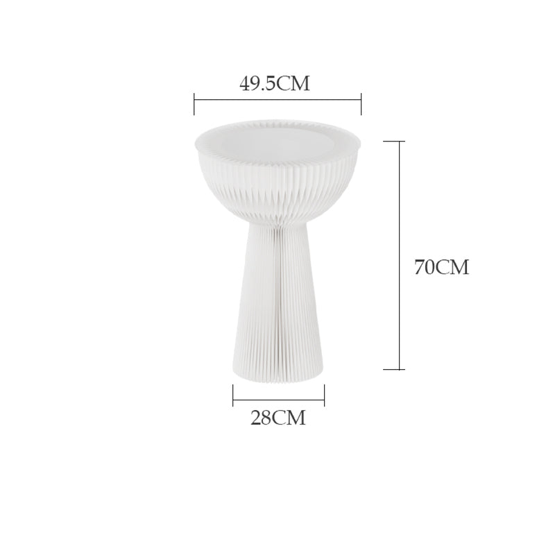 花束邊几 │ 風琴牛皮紙折疊家具 | ihpaper（一套兩件）