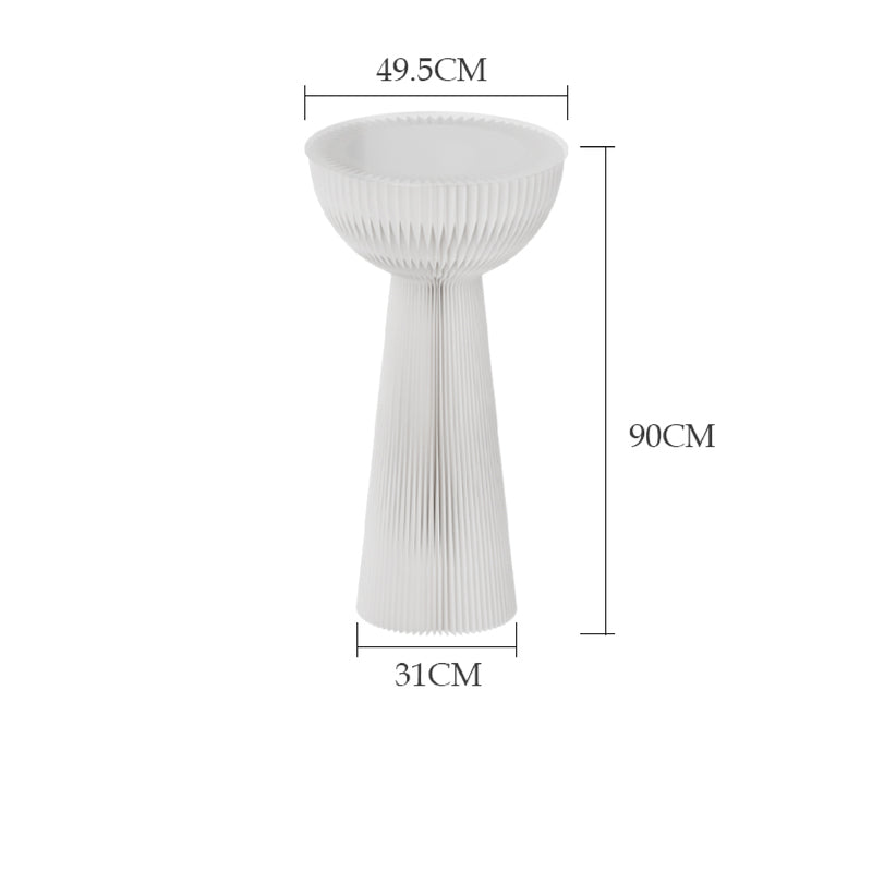 花束邊几 │ 風琴牛皮紙折疊家具 | ihpaper（一套兩件）