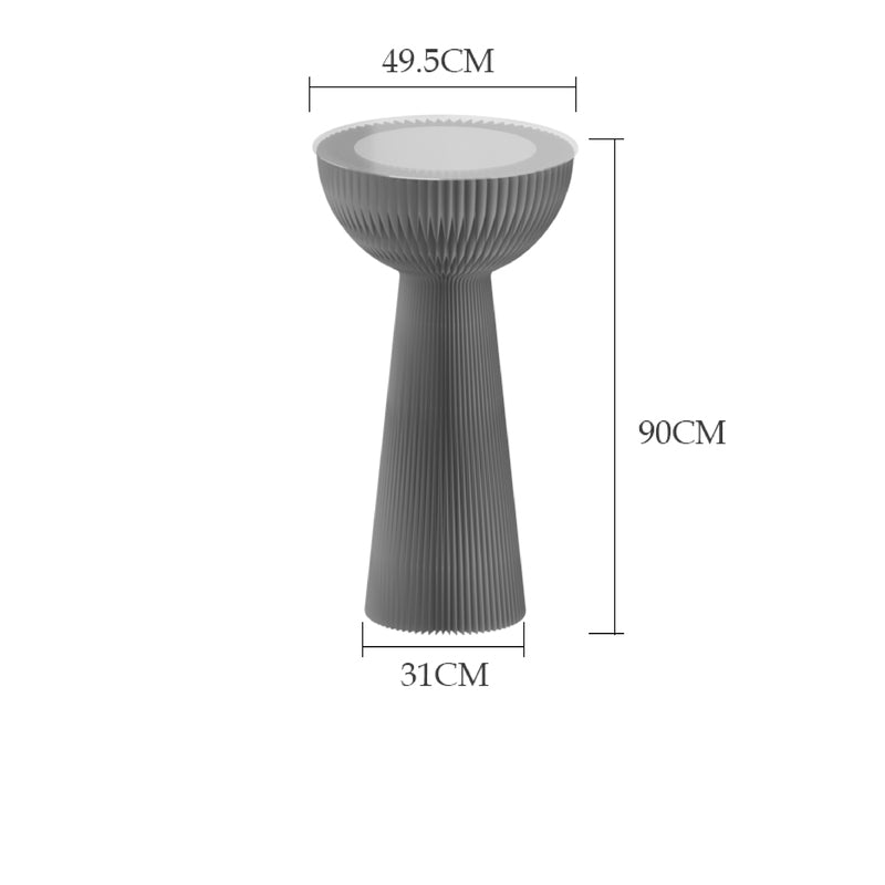 花束邊几 │ 風琴牛皮紙折疊家具 | ihpaper（一套兩件）