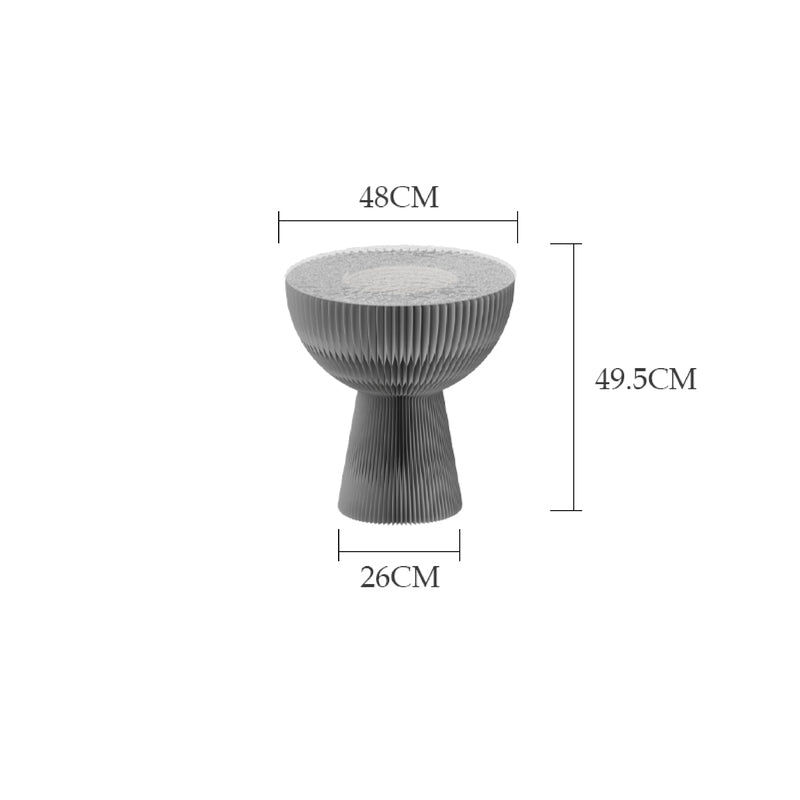 花束邊几 │ 風琴牛皮紙折疊家具 | ihpaper（一套兩件）