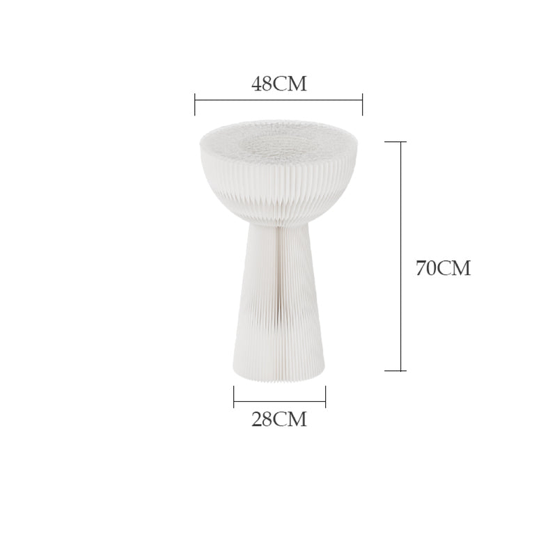 花束邊几 │ 風琴牛皮紙折疊家具 | ihpaper（一套兩件）