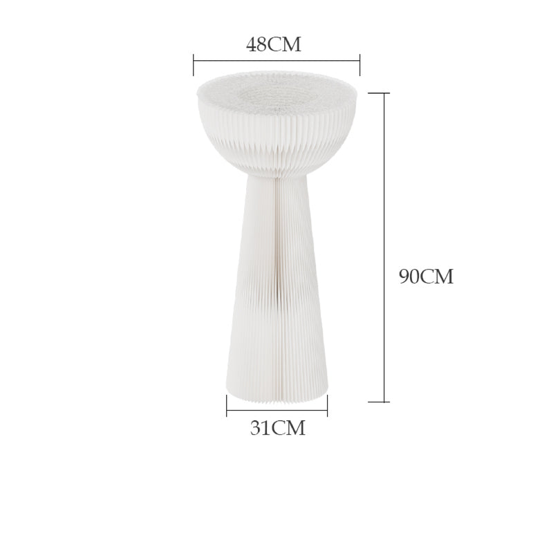 花束邊几 │ 風琴牛皮紙折疊家具 | ihpaper（一套兩件）