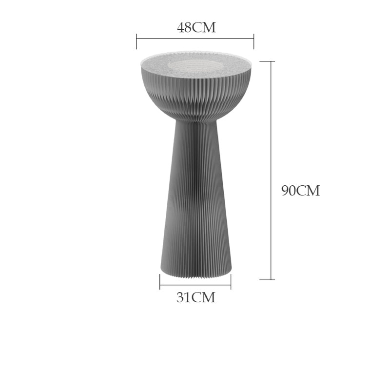 花束邊几 │ 風琴牛皮紙折疊家具 | ihpaper（一套兩件）