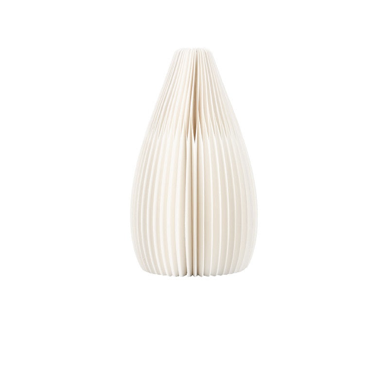 Foldable Organ Vase │ Foldable Organ Kraft Paper Furniture | ihpaper (Set of two)