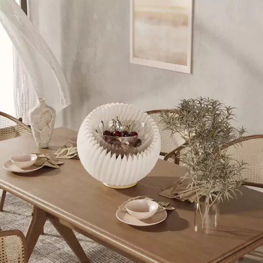 半球微展台 │ 風琴牛皮紙折疊家具 | ihpaper（一套兩件）