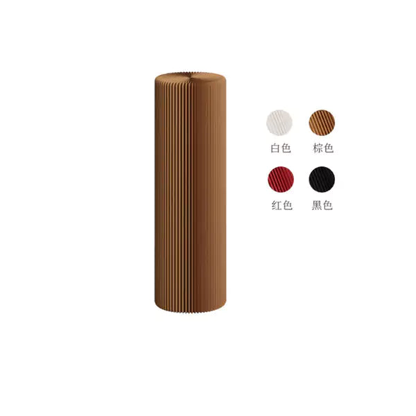 Cylinder Display Stands │ Accordion Kraft Paper Folding Furniture | ihpaper (Set of 2)