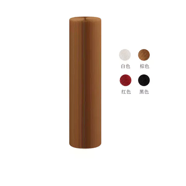 Cylinder Display Stands │ Accordion Kraft Paper Folding Furniture | ihpaper (Set of 2)