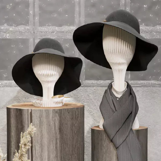 摺疊花苞帽架 │ 風琴牛皮紙折疊家具 | ihpaper（一套兩件）