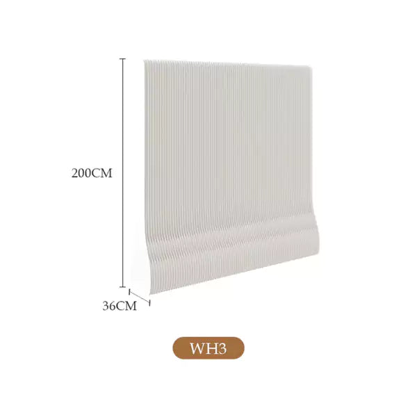 Folding Light Cloud Paper Wall | Accordion Kraft Paper Folding Furniture | ihpaper