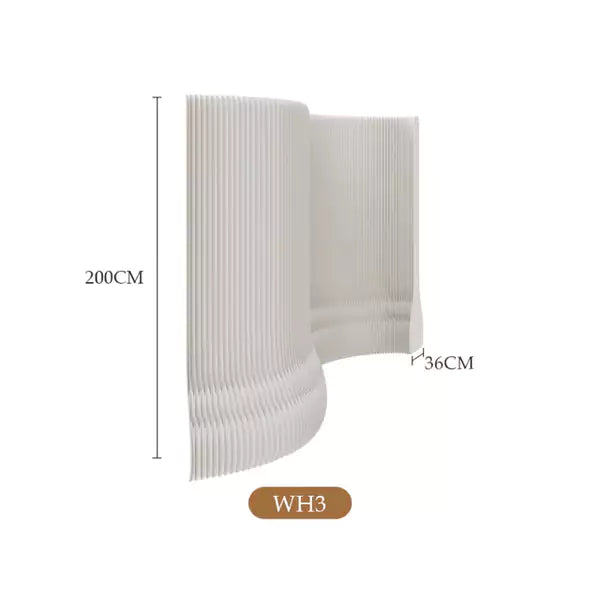 Folding Light Cloud Paper Wall | Accordion Kraft Paper Folding Furniture | ihpaper