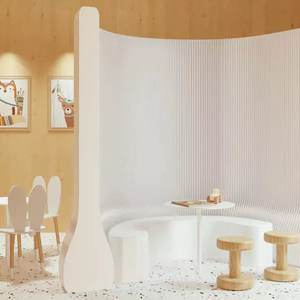 Folding Light Cloud Paper Wall | Accordion Kraft Paper Folding Furniture | ihpaper