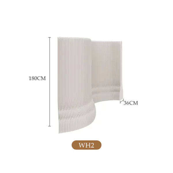 Folding Light Cloud Paper Wall | Accordion Kraft Paper Folding Furniture | ihpaper
