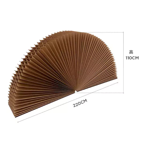 Accordion Pleat Fan | Accordion Kraft Paper Folding Furniture | ihpaper (Set of Two)