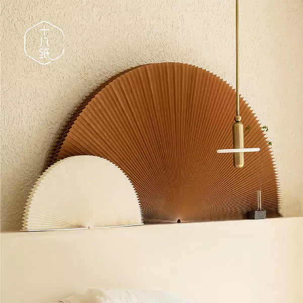 Accordion Pleat Fan | Accordion Kraft Paper Folding Furniture | ihpaper (Set of Two)