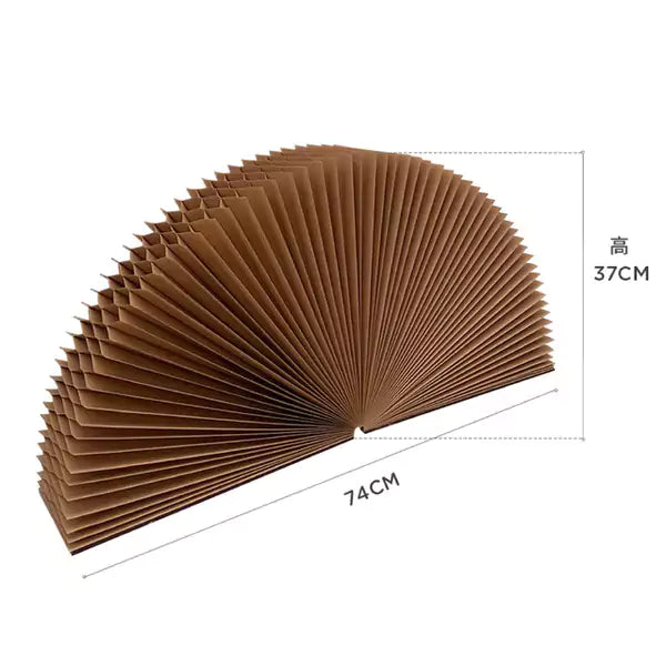 Accordion Pleat Fan | Accordion Kraft Paper Folding Furniture | ihpaper (Set of Two)