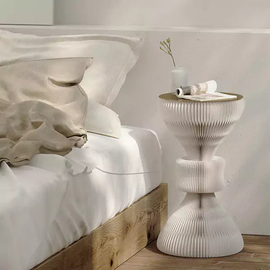 暮鼓邊几 │ 風琴牛皮紙折疊家具 | ihpaper（一套兩件）