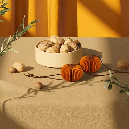 Persimmon Ornament | ihpaper Accordion Kraft Paper Folding Furniture (Set of Two)