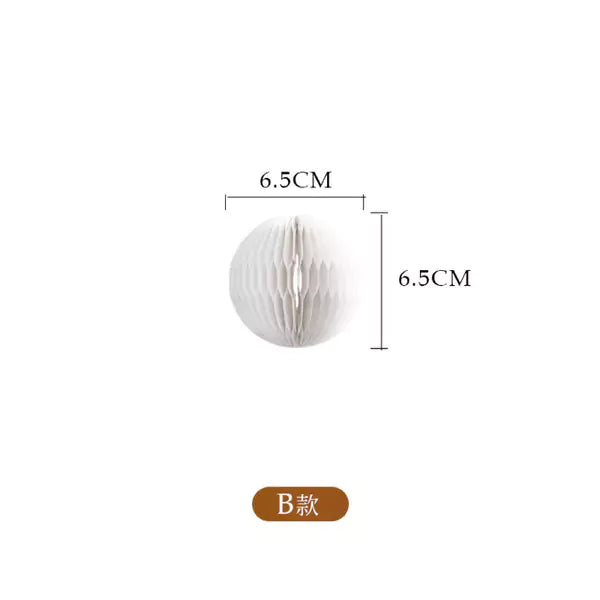 流珠吊墜 │ 風琴牛皮紙折疊家具 | ihpaper（一套兩件）