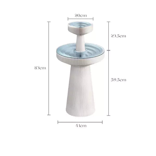 Flower Side Table │ Accordion Kraft Paper Folding Furniture | ihpaper (Set of 2)